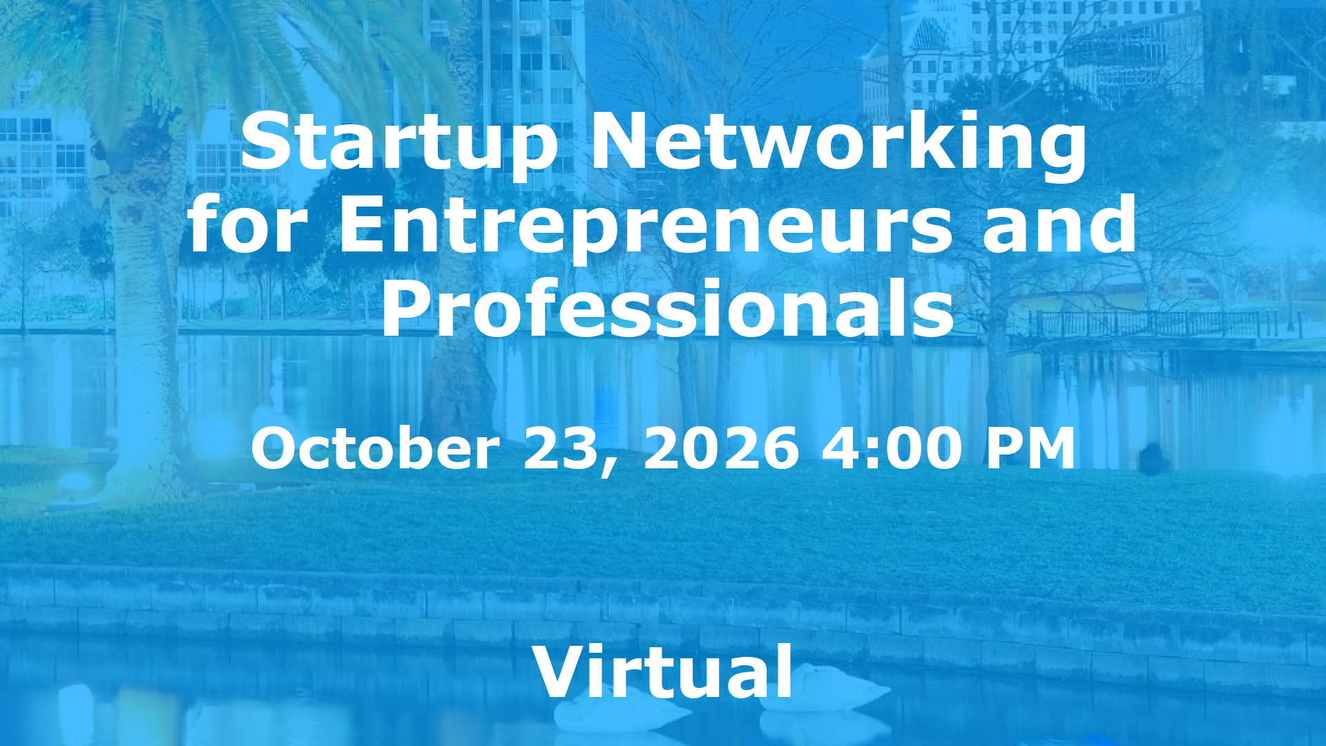 Startup Networking for Entrepreneurs and Professionals event image